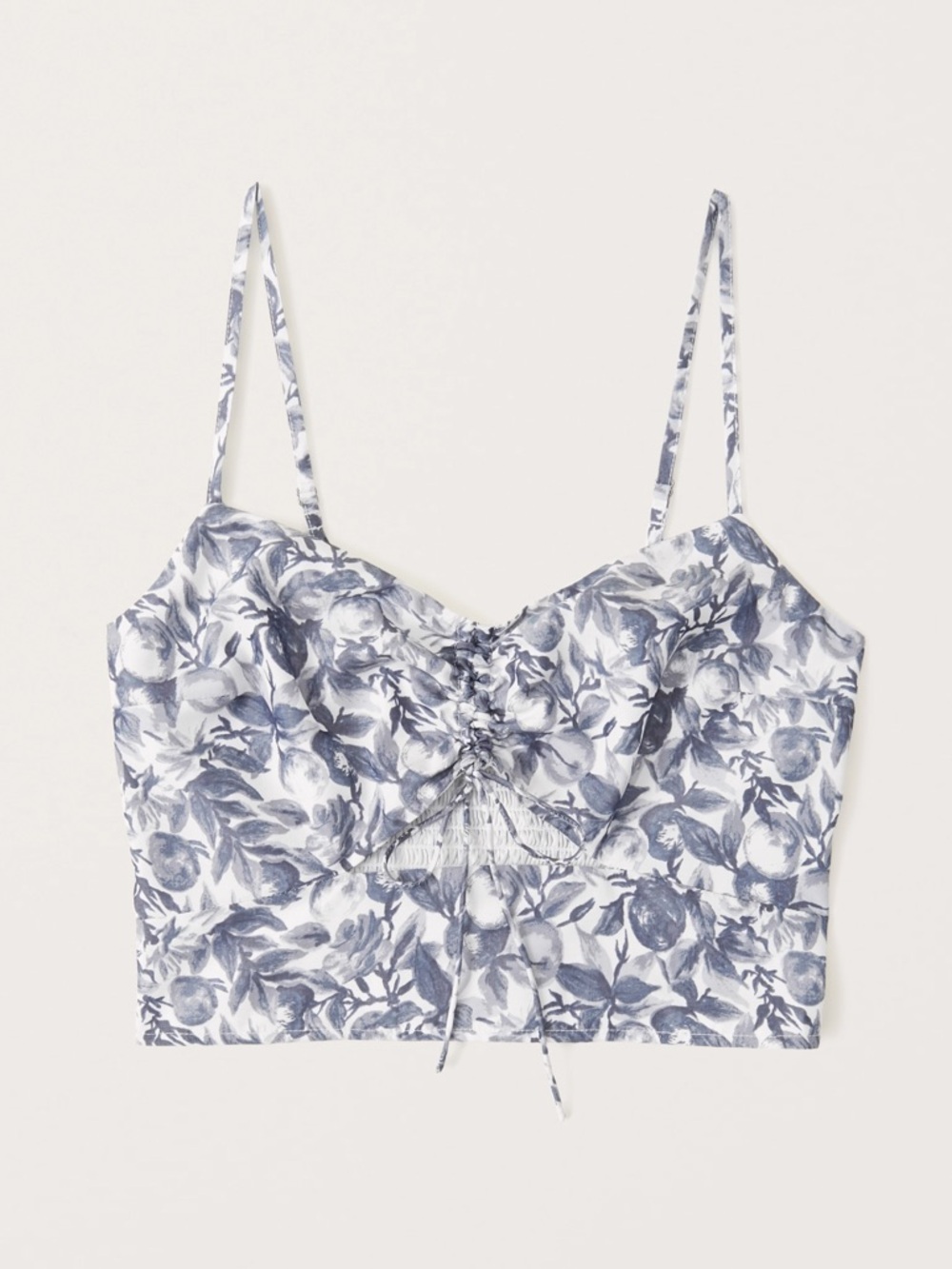 💙 Abercrombie Blue Cinched Front Cutout Crop Top 💙